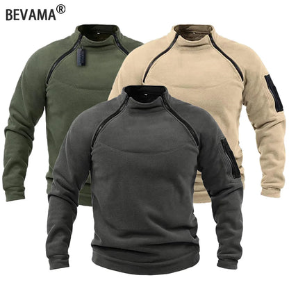 Pull Tactique Polaire – Col Montant Zip – Randonnée / Camping / Militaire - BLACKBEARD OUTDOOR INDUSTRIES