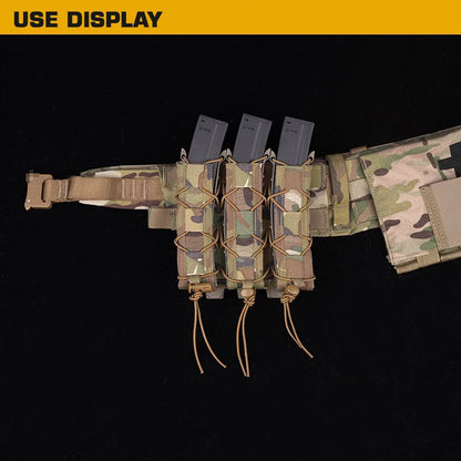 Porte-chargeurs triple UMP/MP5/MPX MOLLE