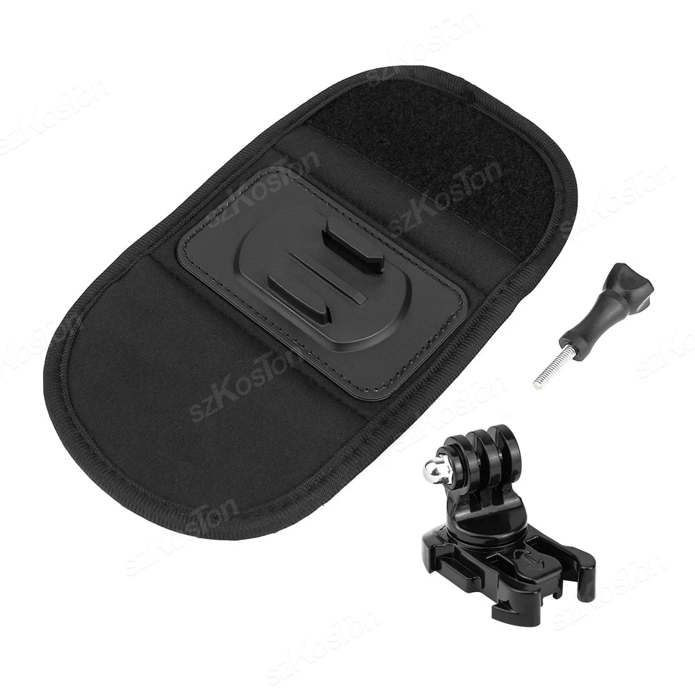 Support de Caméra 360° pour Bandoulière de Sac à Dos - Fixation pour GoPro, DJI Action, Insta360 et Plus BLACKBEARD OUTDOOR INDUSTRIES