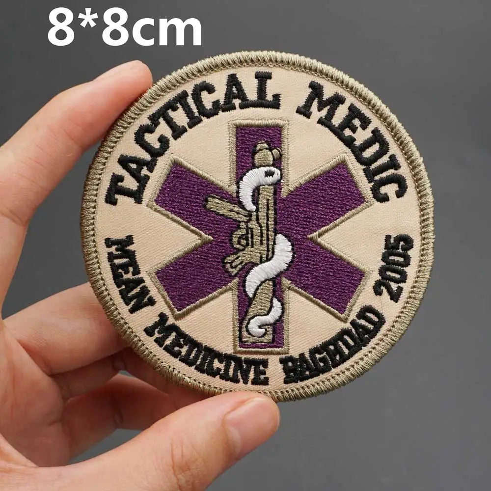 Patch Médical Tactique Brodé - BLACKBEARD OUTDOOR INDUSTRIES