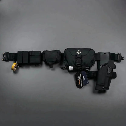 Ceinturon Tactique MOLLE Décrochage Rapide - Holster et Sangle de Cuisse