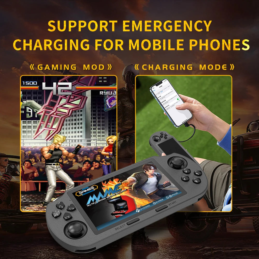 Console de Jeu Rétro Portable SF3000 – Écran IPS 4.5" – 20 000+ Jeux – 14 Émulateurs – 64Go – 3000mAh - BLACKBEARD OUTDOOR INDUSTRIES