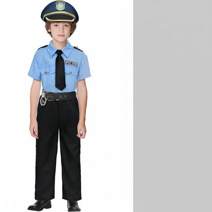 Costume Policier Enfant Garçon & Fille – Uniforme Police Jeu de Rôle Halloween - BLACKBEARD OUTDOOR INDUSTRIES