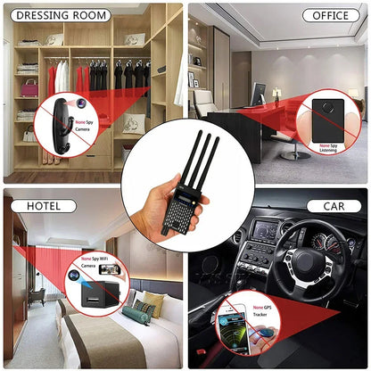 Détecteur RF Anti-Espion Polyvalent – Caméra Espion, GPS, Micro, Drone, Signal GSM 2G/3G/4G/5G Ma boutique