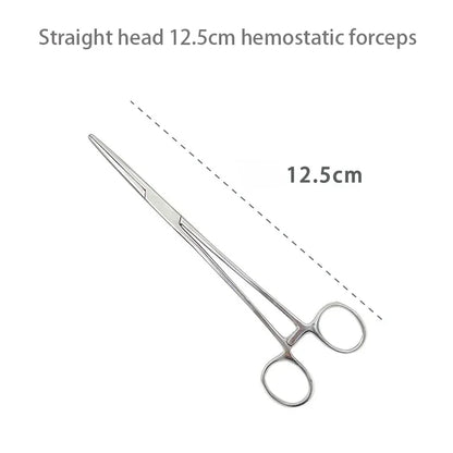 Pinces hémostatiques en acier inoxydable 1 pièce - Outil chirurgical, pinces de verrouillage courbées/droites pour pêche