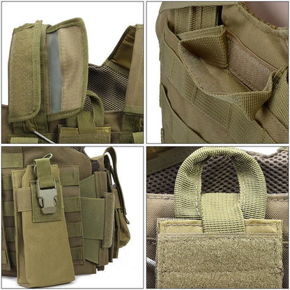 Gilet tactique d'entraînement réglable à ouverture rapide
