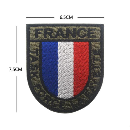 Patch Drapeau France IR Réfléchissant – Badge Tactique Brodé pour Casquette, Sac, Brassard - BLACKBEARD OUTDOOR INDUSTRIES