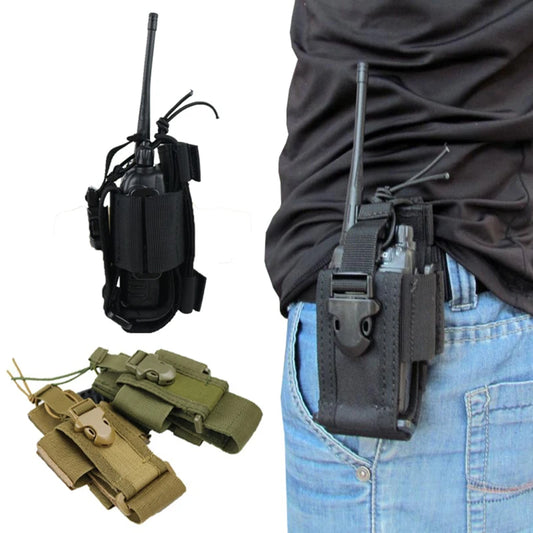Pochette Radio Tactique MOLLE Oxford – Talkie-Walkie Universel | 8 Coloris | Corde Élastique Réglable - BLACKBEARD OUTDOOR INDUSTRIES