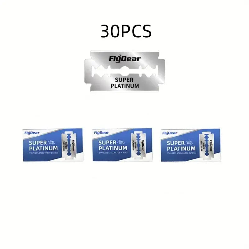 Outil professionnel de barbier – Lames de rasoir double tranchant classiques en acier inoxydable Ma boutique