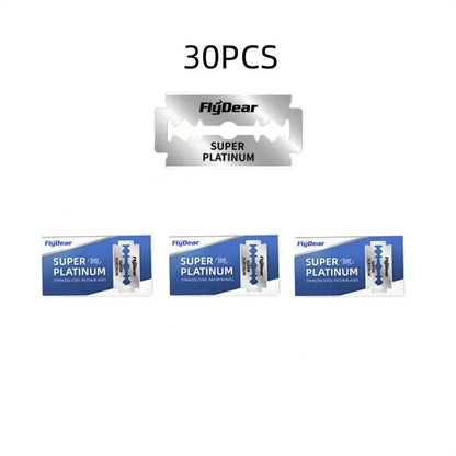 Outil professionnel de barbier – Lames de rasoir double tranchant classiques en acier inoxydable Ma boutique