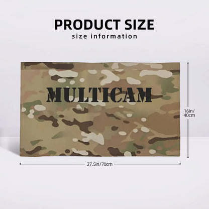 Serviette Tactique Camouflage Multicam Séchage Rapide
