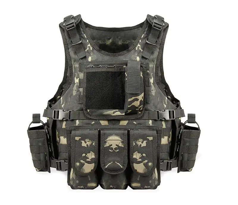 Gilet Tactique Porte-Plaque YAKEDA E88005 – Usage Professionnel & Airsoft Ma boutique