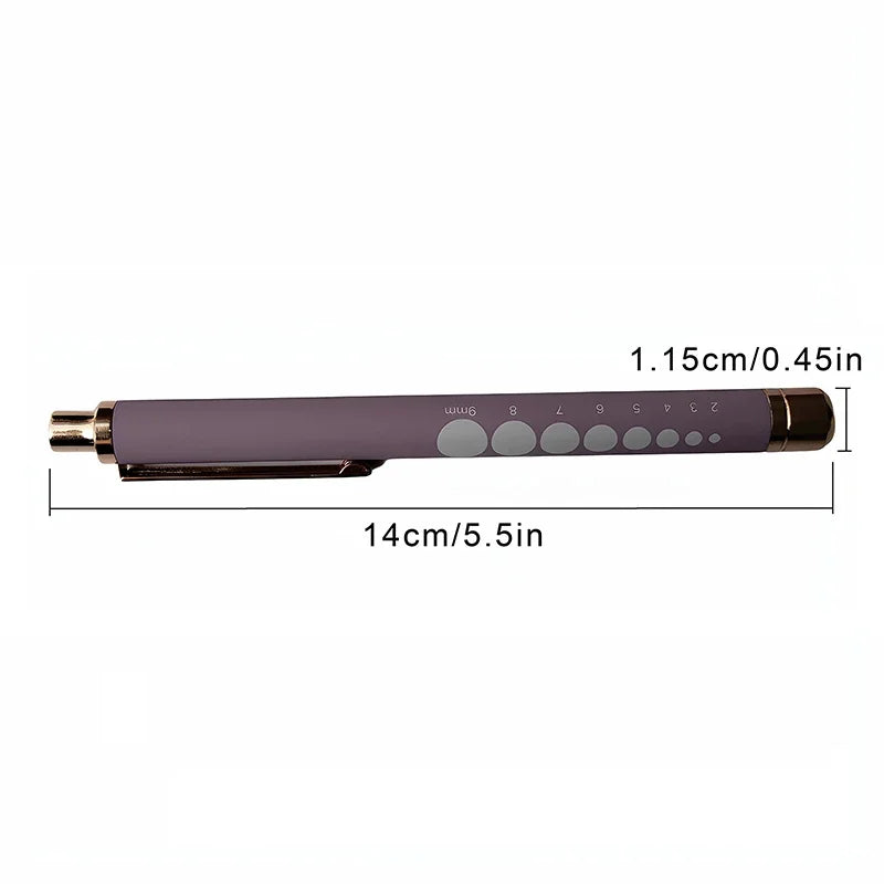 Stylo-Lampe Médical LED – Lampe de Poche Mini Infirmier & Médecin Lumière Blanche/Jaune