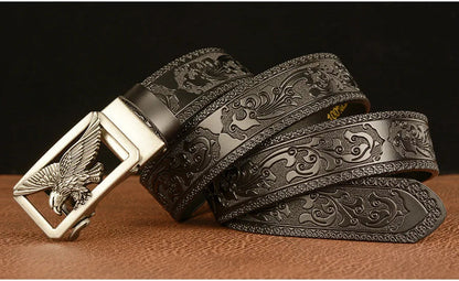Ceinture en Cuir Véritable SupSindy - Luxe avec Boucle Métallique Ma boutique