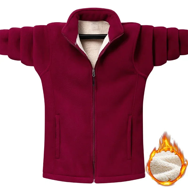 Veste Polaire Plus Size 9XL Hiver - Manteau Doublé Soft Shell pour Homme BLACKBEARD OUTDOOR INDUSTRIES