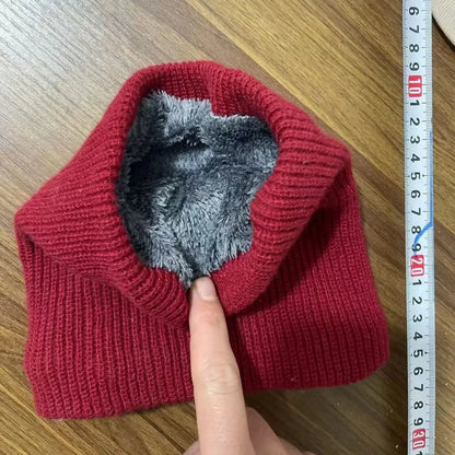 Écharpe Chauffante Tricotée Unisexe – Col de Protection Hiver, Doublure Épaissie, Pour Sport, Course, Randonnée et Activités Extérieures - BLACKBEARD OUTDOOR INDUSTRIES