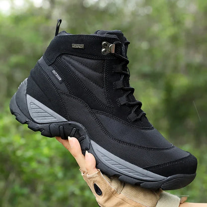 Boots Tactiques Homme Mi-Mollet – Combat, Moto & Randonnée