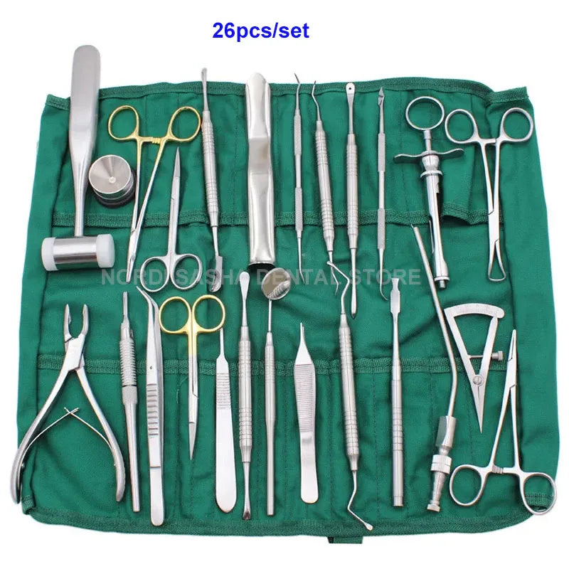 Kit Chirurgical d'Implant Dentaire – 26 Pièces, Instruments de Qualité Supérieure pour Chirurgie Dentaire - BLACKBEARD OUTDOOR INDUSTRIES