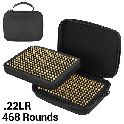 Boîte de Rangement pour Munitions .22LR / 9mm – Jusqu’à 468 Cartouches – Pochette Organiseur de Balles pour Pistolet et Fusil Ma boutique