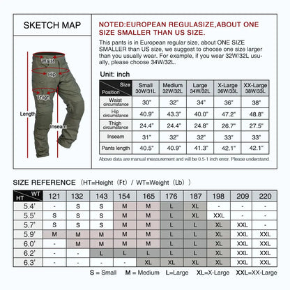 pantalon tactique idogear ufs tailles