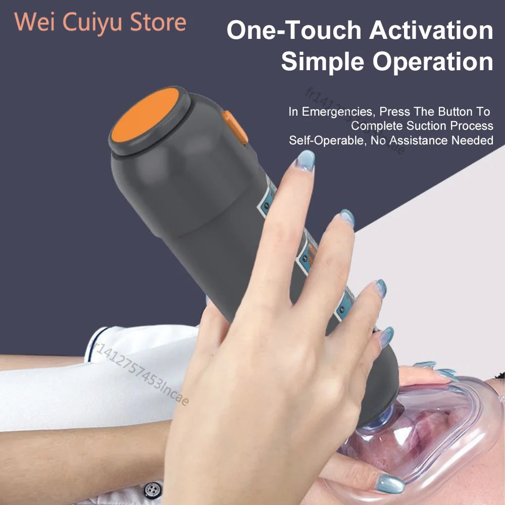 Dispositif Anti-Étouffement Portable – Kit de Premiers Secours Heimlich à Aspiration Puissante
