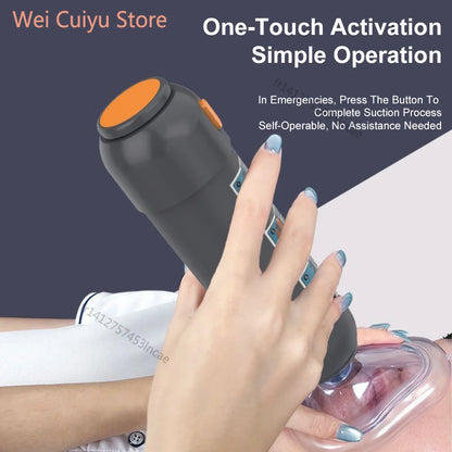 Dispositif Anti-Étouffement Portable – Kit de Premiers Secours Heimlich à Aspiration Puissante