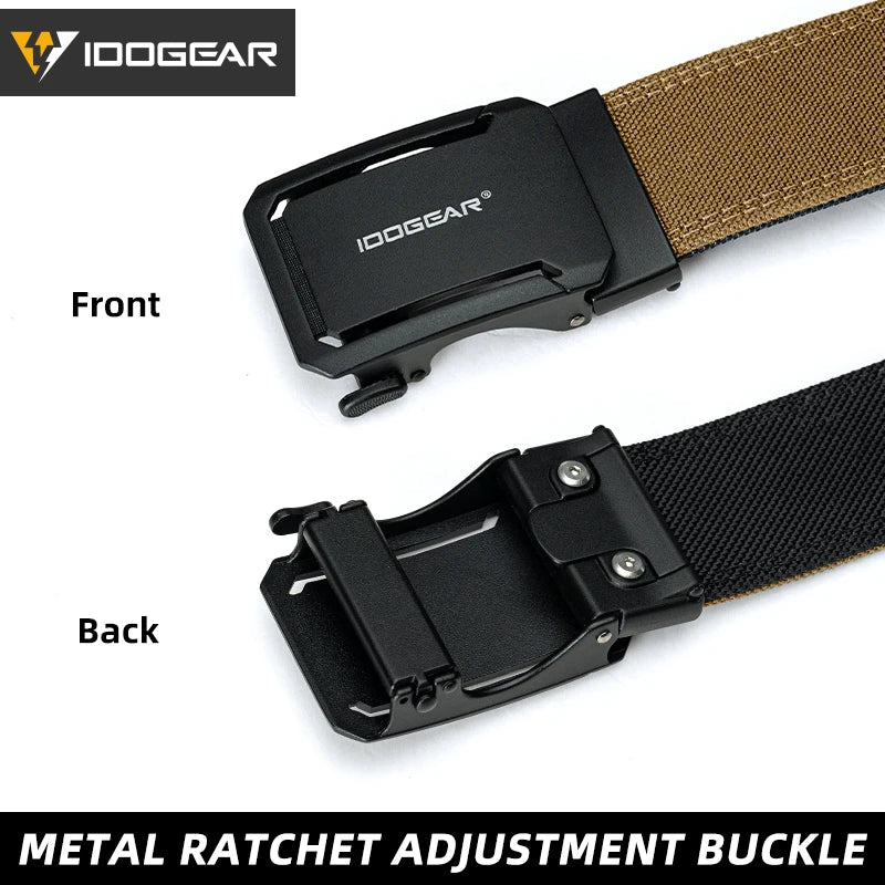 Ceinture Tactique IDOGEAR 1,75" Nylon 1000D – Résistance et Confort pour les Activités Tactiques Ma boutique