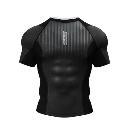 Ensemble Rashguard MMA – T-Shirt + Pantalon Compression – Jiu Jitsu / Kickboxing / Grappling - BLACKBEARD OUTDOOR INDUSTRIES