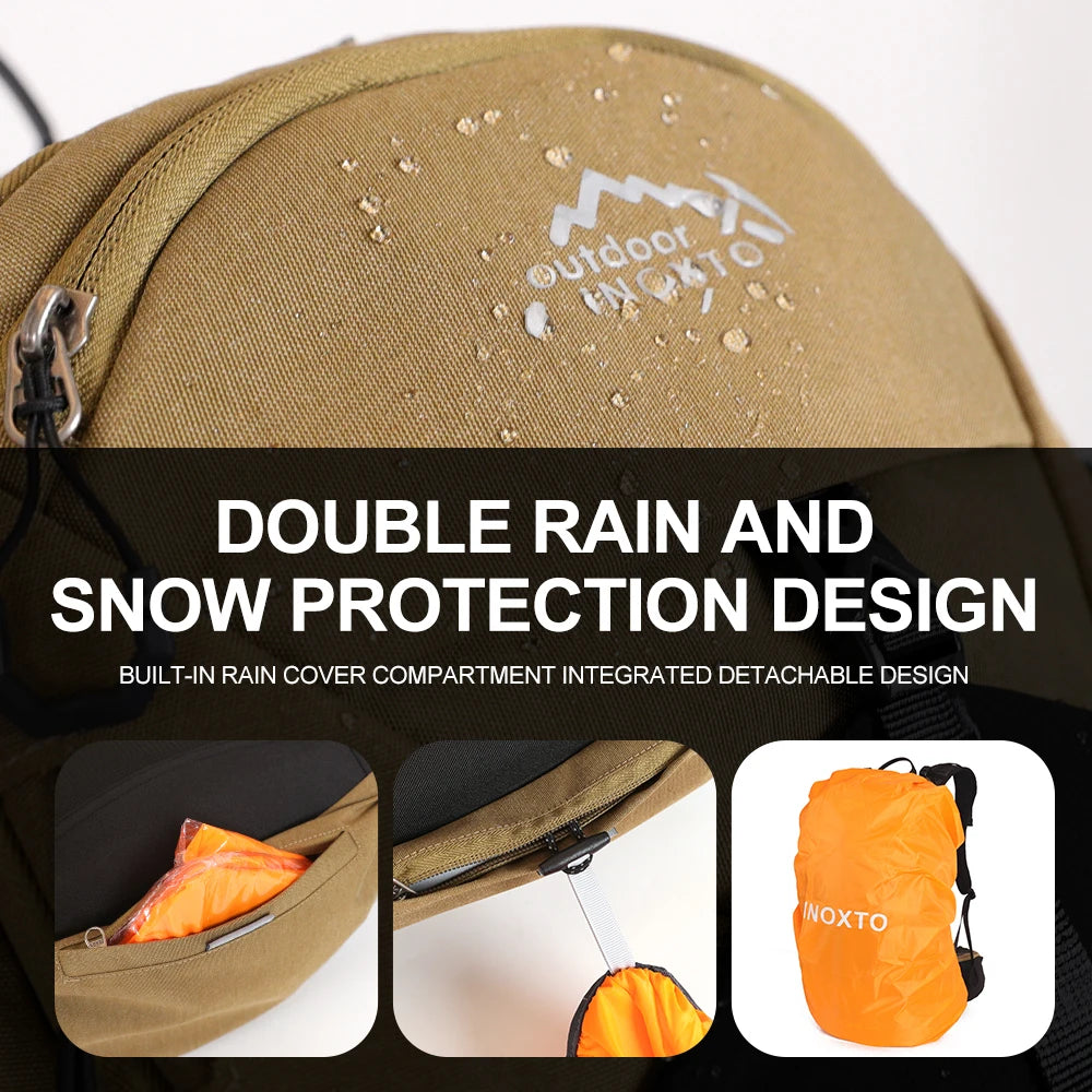 Sac à Dos de Randonnée 35L – Imperméable avec Housse de Pluie Intégrée | Mixte Homme/Femme - BLACKBEARD OUTDOOR INDUSTRIES