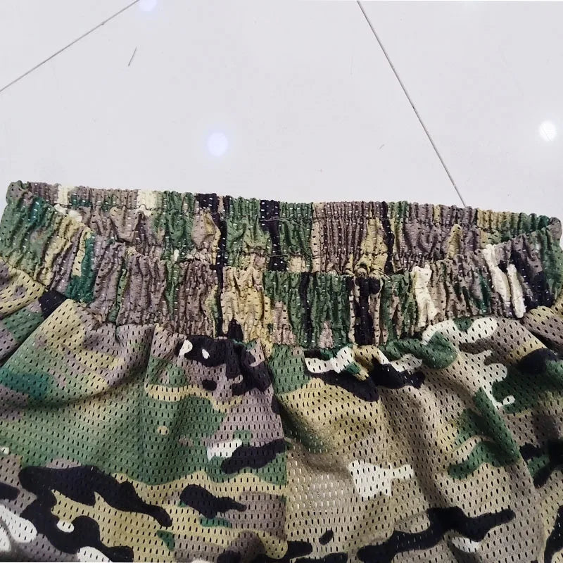 Combinaison Camouflage Mesh AUKUPKEE – Veste Capuche + Pantalon, Anti-Moustiques, Chasse Airsoft