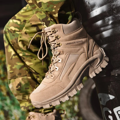 Chaussures Randonnée Tactiques MaiJiaKa Imperméables Montantes – Semelle Caoutchouc | Chasse, Trekking, Outdoor | T.39-46