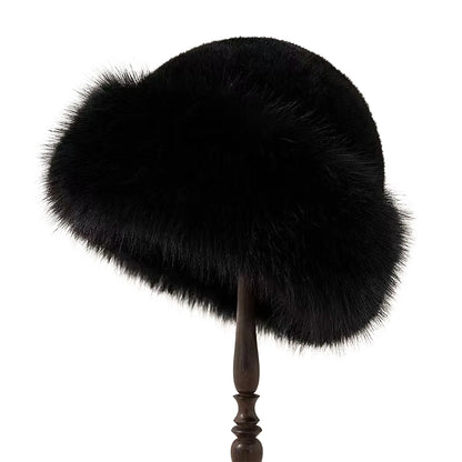 Bonnet d’hiver femme doux et chaud, style mongol