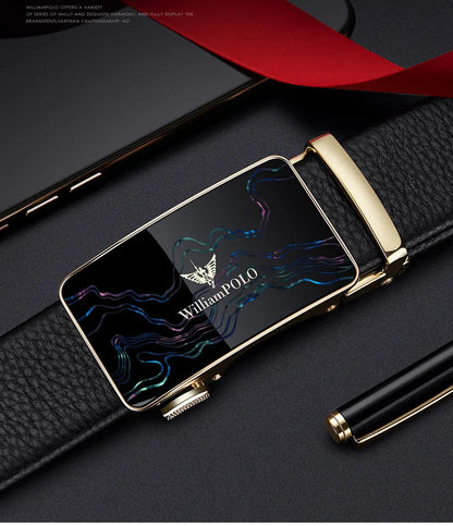 Ceinture en Cuir de Vachette Business WILLIAMPOLO Ma boutique