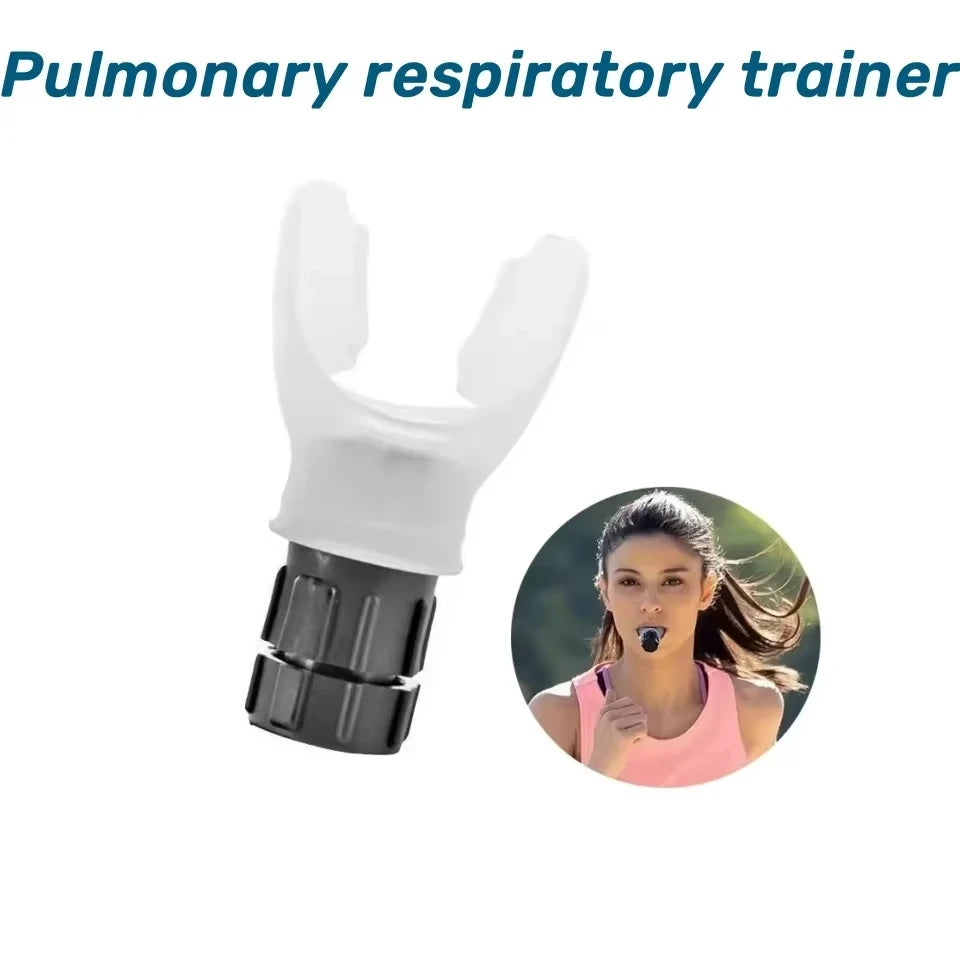 Entraînneur Respiratoire Portable – Renforcement Pulmonaire, Résistance Réglable, Endurance | Noir & Blanc - BLACKBEARD OUTDOOR INDUSTRIES