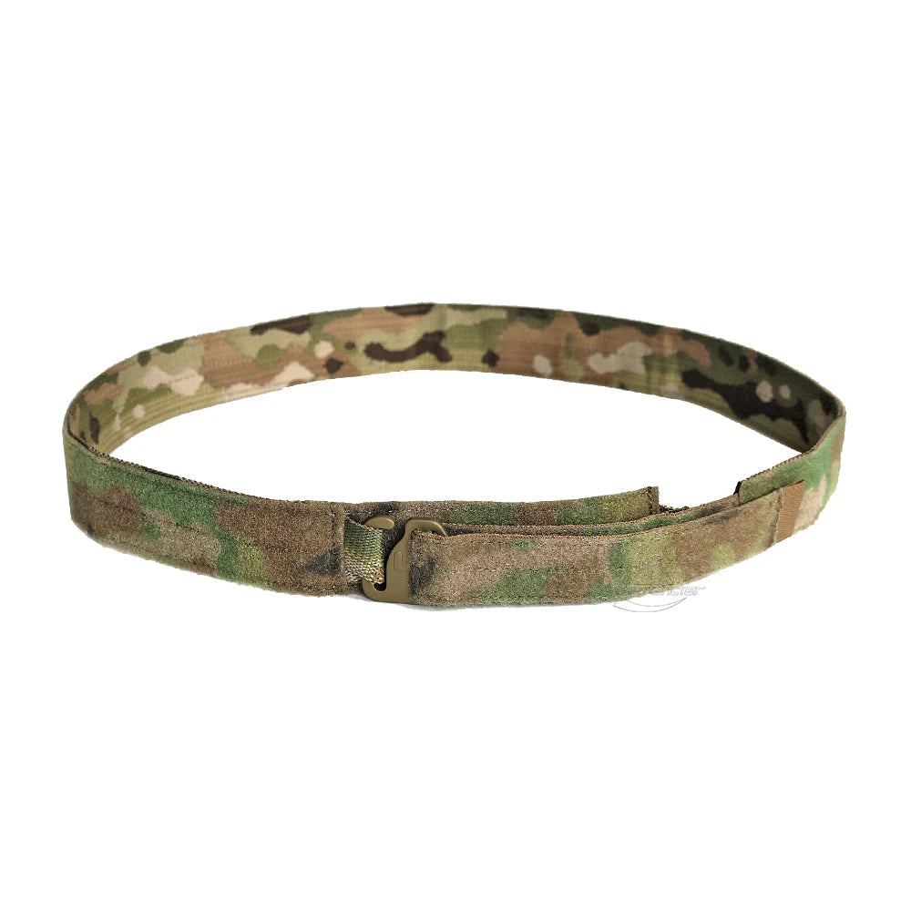 Ceinture Tactique Ferro Style Bison avec Boucle Métallique à Détachement Rapide - Ceinture Légère en Nylon 1000D pour Paintball et Chasse BLACKBEARD OUTDOOR INDUSTRIES