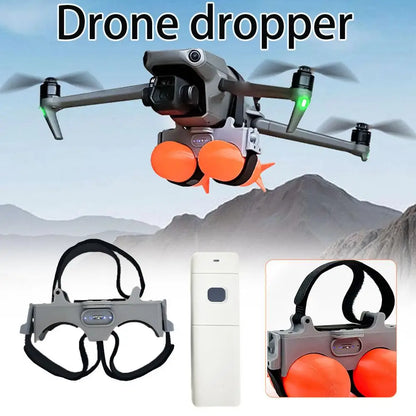 Lanceur Airdrop Double Télécommandé pour Drone DJI Air 2/3, Mavic 3/4 — Airsoft & Livraison RC - BLACKBEARD OUTDOOR INDUSTRIES