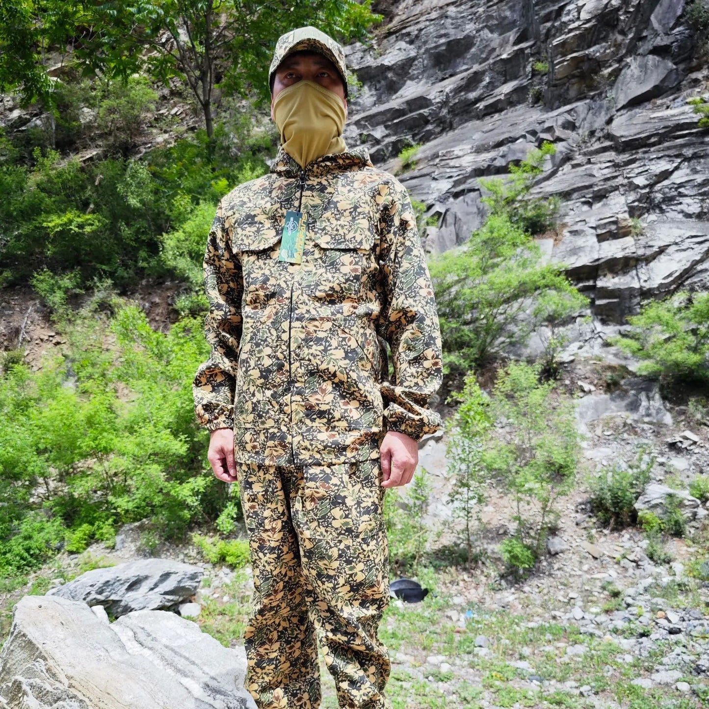 Tenue Camouflage Tactique Été – ATFG EMR White/Yellow Flower – Veste & Pantalon - BLACKBEARD OUTDOOR INDUSTRIES