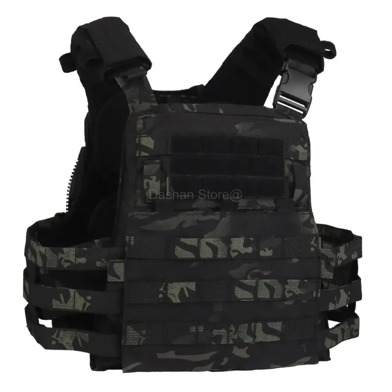 Gilet Tactique AVS MBAV Plate Carrier – Gilet Modulaire Adaptatif à Libération Rapide, Confortable, avec Système MOLLE – Airsoft, Entraînement, Chasse et Combat BLACKBEARD OUTDOOR INDUSTRIES