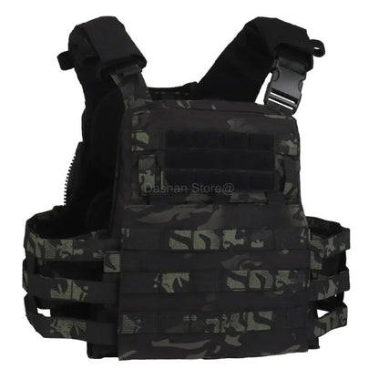 Gilet Tactique AVS MBAV Plate Carrier – Gilet Modulaire Adaptatif à Libération Rapide, Confortable, avec Système MOLLE – Airsoft, Entraînement, Chasse et Combat BLACKBEARD OUTDOOR INDUSTRIES