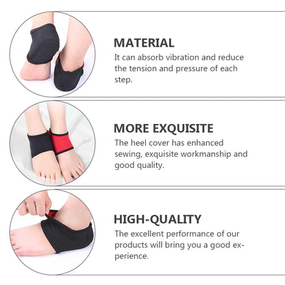 Protecteurs de Talons Plantaires pour Soulagement de la Douleur - 1 Paire (Coussins de Talon en Nylon) - BLACKBEARD OUTDOOR INDUSTRIES