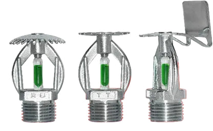 Lot de 5 Têtes de Sprinkler 93°C DN15/DN20 – Extinction Automatique Incendie, Pendant, Vertical ou Latéral
