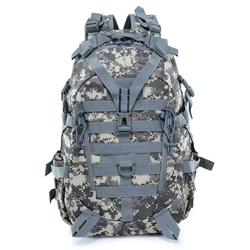 Sac à Dos Tactique 30-40L Homme – Compatible MOLLE, Camouflage, Camping & Randonnée