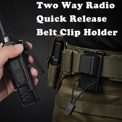 Étui Ceinture Tactique Quick Release – Holster Radio à Décrochage Rapide pour Duty Belt Professionnel