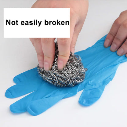 Gants jetables nitrile bleu 50/100PCS résistants