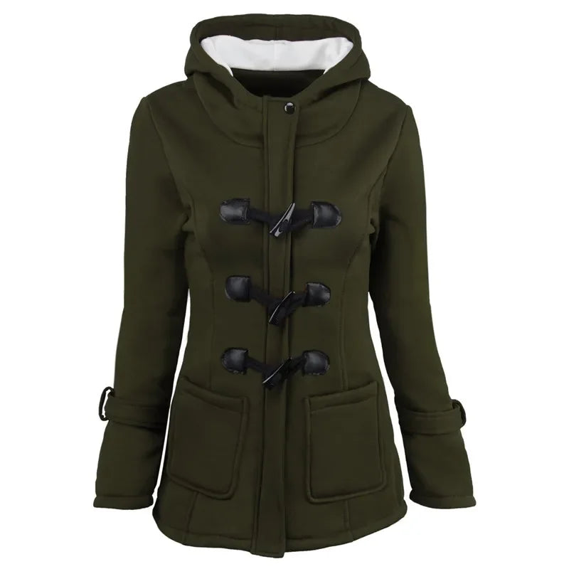 Veste femme à capuche zippée avec poches, du S au 5XL