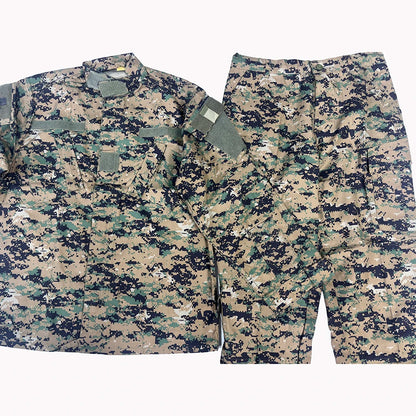 Tenue militaire camouflage digital jungle homme, veste et pantalon