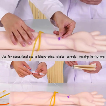 Bras d'Entraînement à la Ponction Veineuse – Kit Complet avec Support de Perfusion