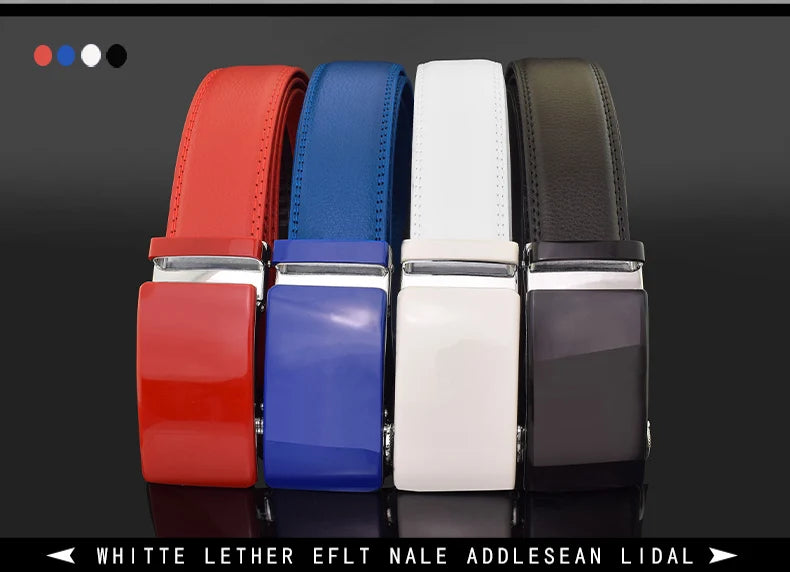 ceinture en cuir de vachette uni Ma boutique