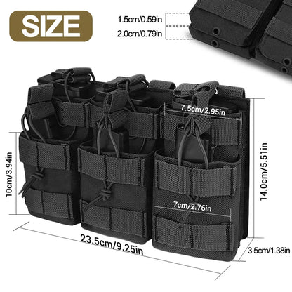 Porte-chargeur triple pour 6 chargeurs .223/5,56
