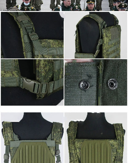 Gilet Tactique Russe 6B46 EMR – Système MOLLE Modulaire avec Plaques EVA & Poches AK - BLACKBEARD OUTDOOR INDUSTRIES